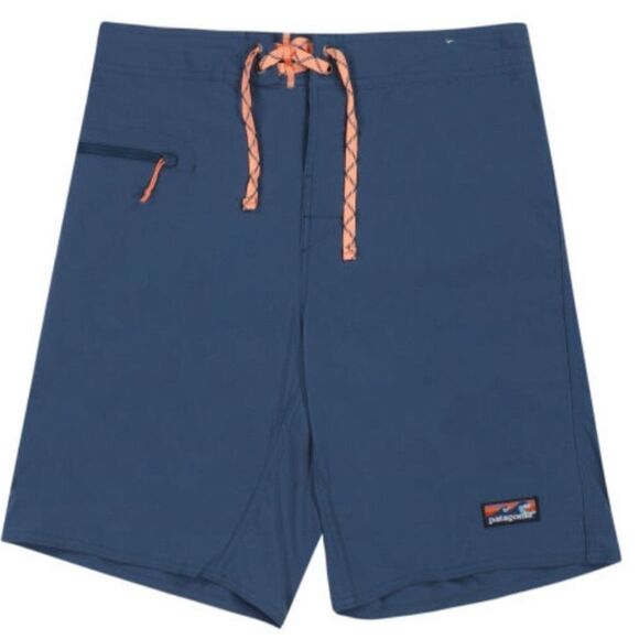 Patagonia Stretch Wavefarer Board Shorts Dark Blue Swim Trunk size 30 - Picture 1 of 15